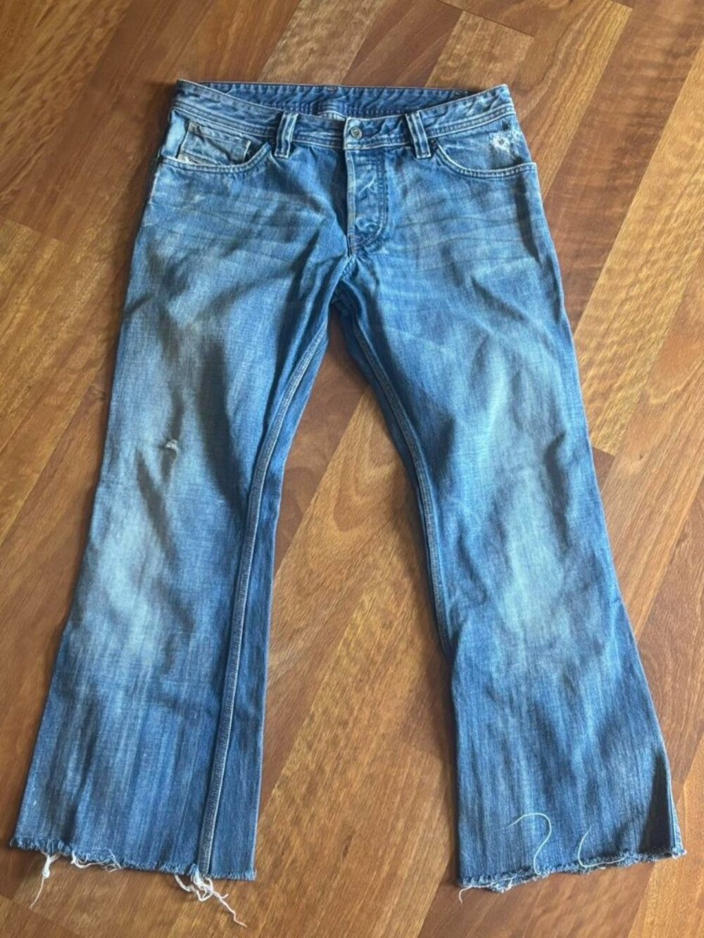 Diesel Men's Blue and Navy Jeans